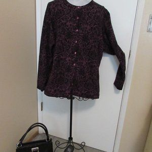 Plum Cardigan